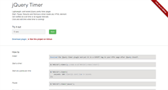 Desktop Screenshot of jquerytimer.com