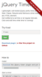 Mobile Screenshot of jquerytimer.com